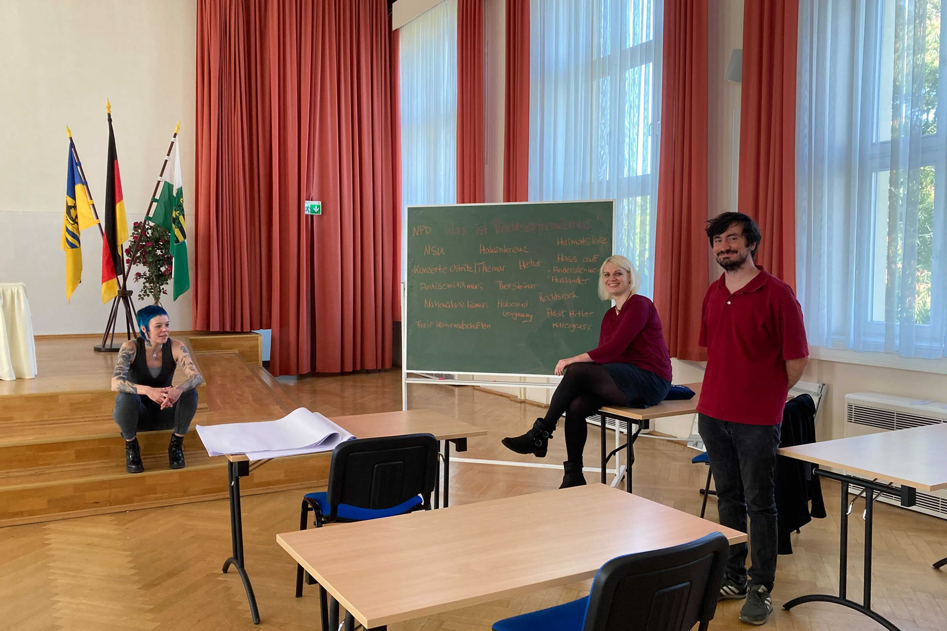 Multiplikator:innenschulung bei der Bereitschaftspolizei Leipzig